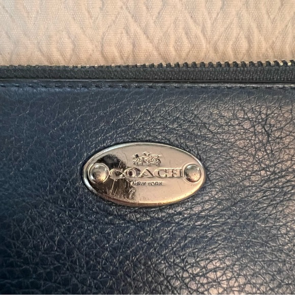 COACH Pebbled Leather Wristlet - Picture 3 of 10